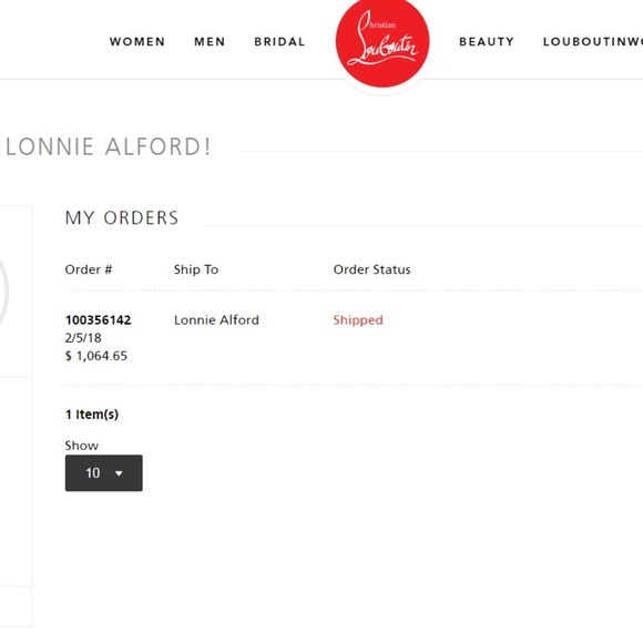 Christian Louboutin Orlato Flat Crst Black - Picture 7 of 8